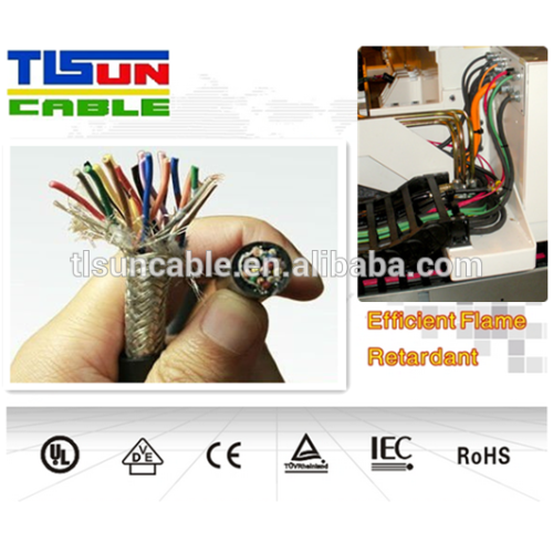 CY control cable for measuring, controlling or regulation in control equipment